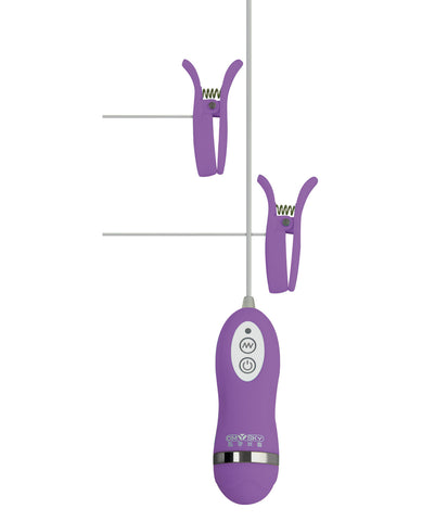 GigaLuv Vibro Clamps 10 Functions - Purple