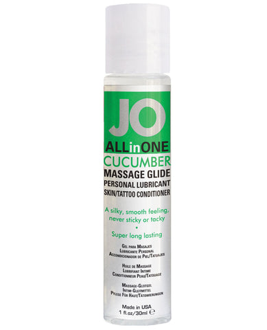 System JO All in One Massage Glide - 1 oz Cucumber