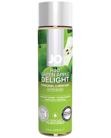 System JO H2O Flavored Lubricant - 4 fl oz Green Apple Sinful Delight