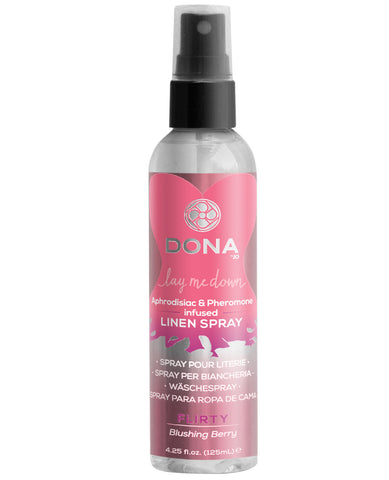Dona Linen Spray Flirty - 4 oz Blushing Berry