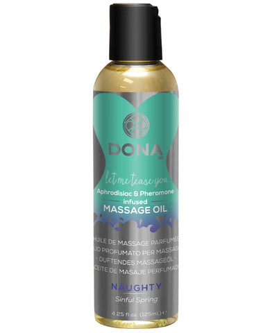 Dona Scented Massage Oil Naughty - 4 oz Sinful Spring