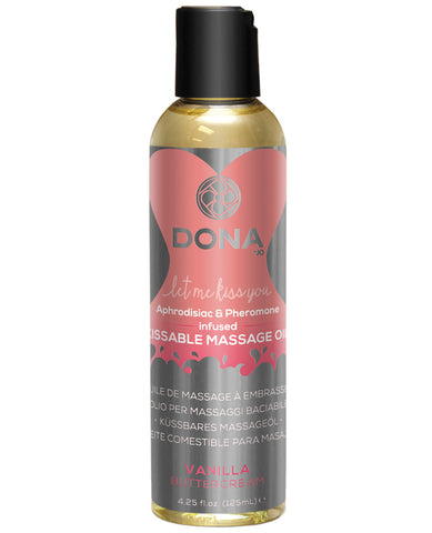Dona Kissable Massage Oil - 4 oz Vanilla Buttercream