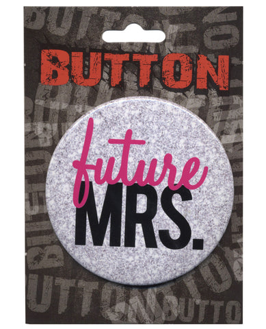 Bachelorette Button - Future Mrs., Bachelorette & Party Supplies,- www.gspotzone.com