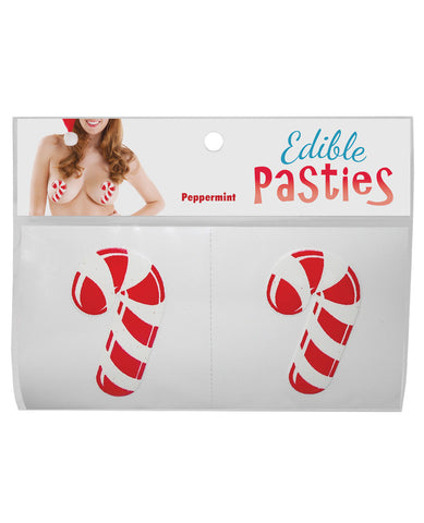 Edible Body Pasties - Candy Cane