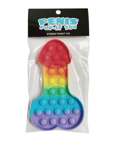Penis Pop It Fidget Toy - Multi Color