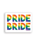 Pride Bride Naughty Sticker - Pack of 3