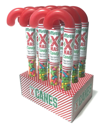 Merry X-Mas Tasty Holidick Candy Canes - Display of 12