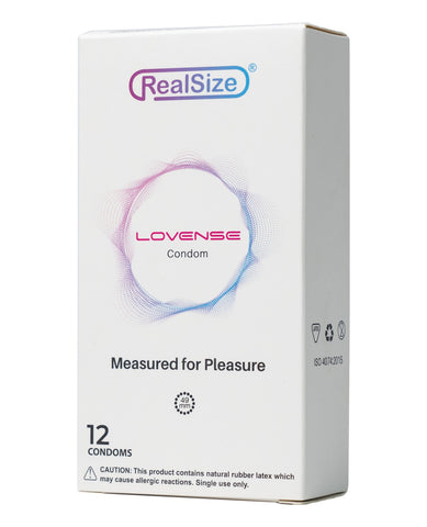 Lovense RealSize 49mm Condoms - Box of 12
