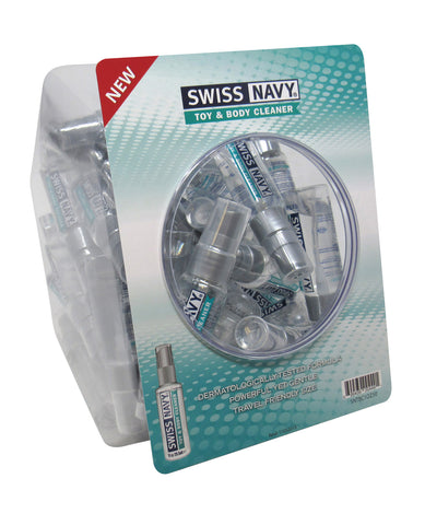 Swiss Navy Toy & Body Cleaner Display - 1 oz Bowl of 50
