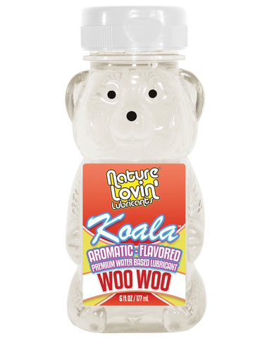 Nature Lovin' Koala Aromatic Flavored Lubricant 6 oz - Cranberry Peach Woo Woo