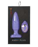Nu Sensuelle Andii Vertical Roller Motion Butt Plug - Ultra Violet
