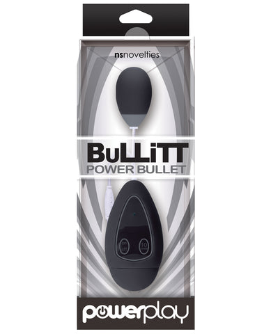 NS Novelties Powerplay Bullitt Power Bullets - Black