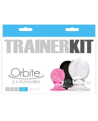 NS Novelties Orbit Trainer Kit Anal Plugs - Assorted Colors