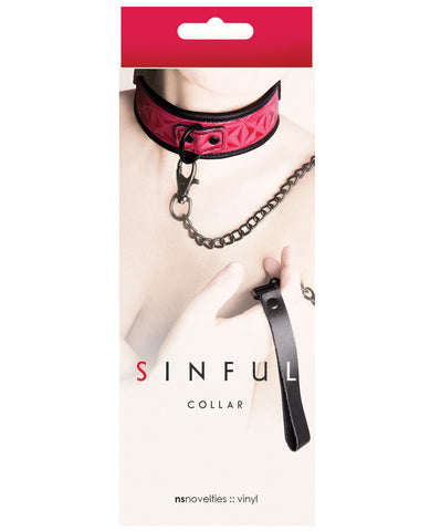 NS Novelties Sinful Collar - Pink