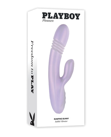 Playboy Pleasure Bumping Bunny Rabbit Vibrator - Pearly Pink