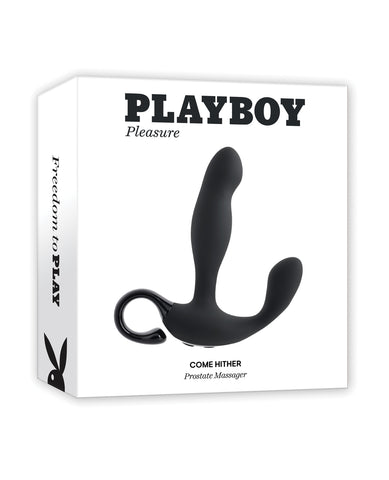 Playboy Pleasure Come Hither Prostate Massager - Black