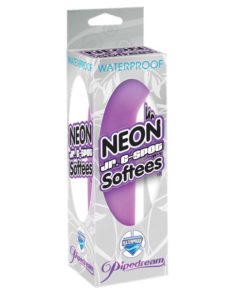 Neon Jr 5" G Spot Softees Waterproof - Purple