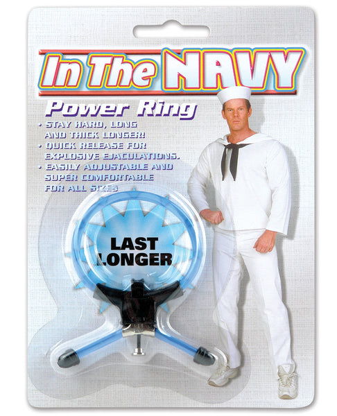 In the Navy Power Ring - Blue