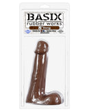 Basix Rubber Works 8" Dong - Brown