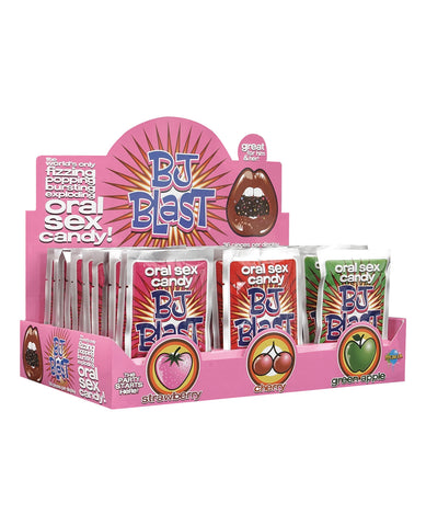 BJ Blast Oral Sex Candy - Asst. Flavors Display of 36