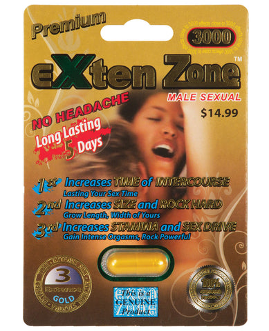 ExtenZone Premium Gold 3000 - 1 Capsule Pack