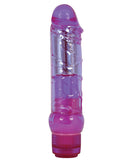 Crystalessence Gyrating Penis 6.5" - Purple