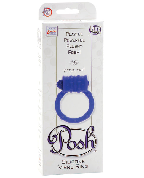 Posh Silicone Vibro Ring - Purple