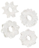 Basic Essentials Set of 4 Rings - Clear
