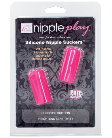 Nipple Play Silicone Nipple Suckers - Pink