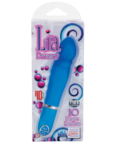 Lia Dreamer 10 Function Waterproof Vibrator - Blue
