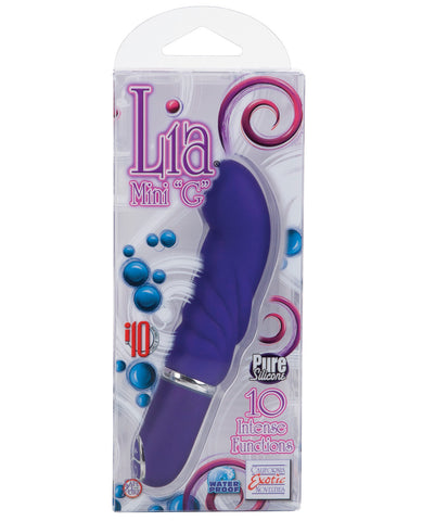 Lia Mini G Waterproof Vibrator - 10 Function Purple