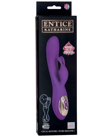 Entice Heated USB Rechargeable Katharine - 8 Function Raspberry