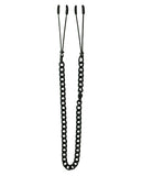 Adjustable Black Tweezer Nipple Clamps w/Chain, Bondage Blindfolds & Restraints,- www.gspotzone.com