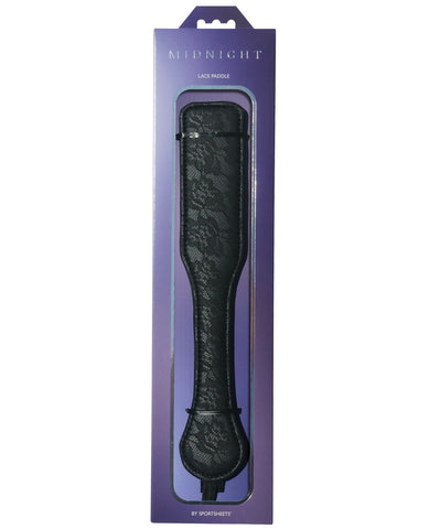 Midnight by Sportsheets Lace Paddle - Black