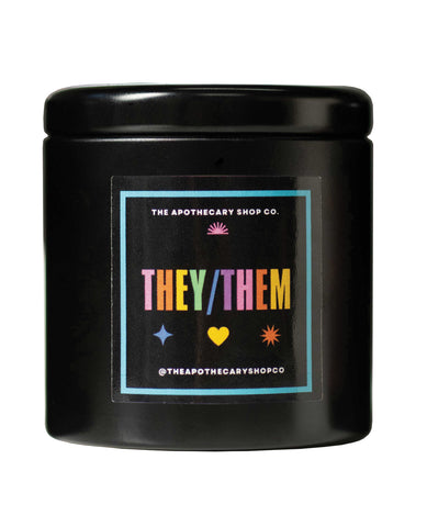 Gender Fluid They/Them Candle