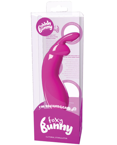 VeDO Foxy Bunny Rechargeable Clitoral Vibrator - Must Have Magenta