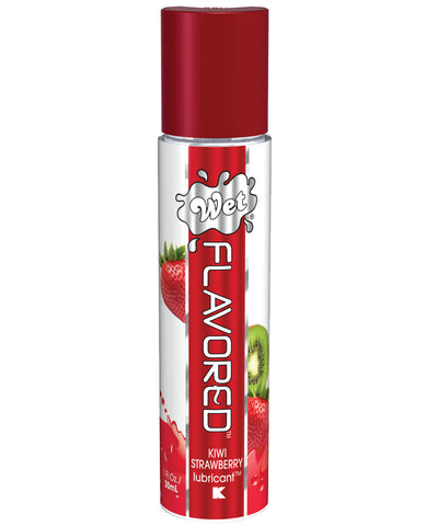 Wet Flavored Lubricant w/Pheromone- 1 oz Kiwi Strawberry