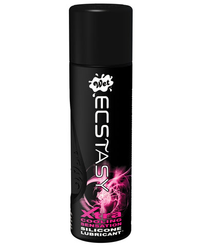 Wet Ecstasy Silicone Extra Cooling Sensation Lubricant - 3.1 oz