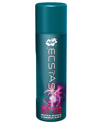 Wet Ecstasy Water Based Extra Cooling Sensation Lubricant - 3.6 oz