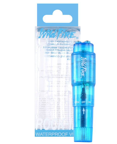 4" Rock-In Waterproof Vibe - Blue, Stimulators,- www.gspotzone.com