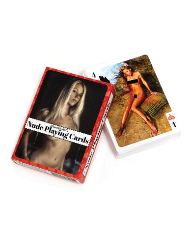 Wood Rocket Nude Playing Cards