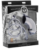 Master Series Armor Chastity Cage & Removable Urethral Insert