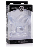 Master Series Anchored Clear Anal Plug