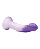 Strap U G Swirl G Spot Silicone Dildo - Purple
